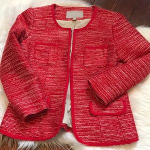 Banana Republic Red Blazer Size 0 Petite